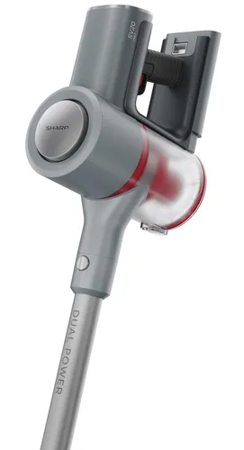 Odkurzacz pionowy SHARP Dual Power Max VC-SV20AEU-S z dwiema bateriami