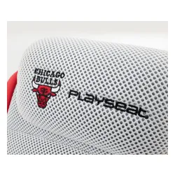 Fotel Playseat Champ NBA-Chicago Bulls Gamingowy do 122kg Tkanina Czerwono-biały