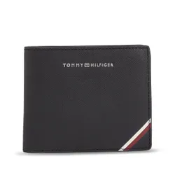 Мужской кошелек Tommy Hilfiger Th Central Cc Flap And Coin Am0am11590 Black BDS