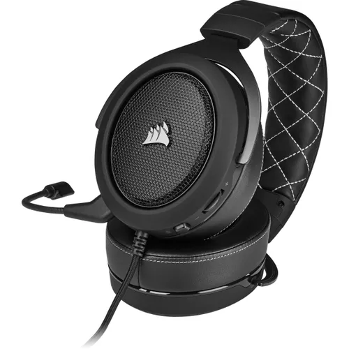 Słuchawki przewodowe z mikrofonem Corsair HS60 PRO SURROUND CA-9011213-EU Nauszne Czarny