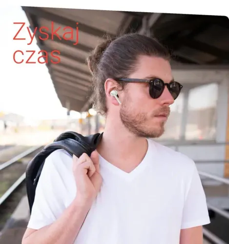 Słuchawki bezprzewodowe Hama Spirit Go Dokanałowe Bluetooth 5.0 Biały