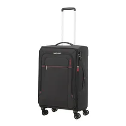 Walizka średnia American Tourister Crosstrack - grey/red