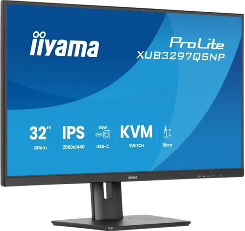 Monitor IIYAMA ProLite XUB3297QSNP-B1 32" 2560x1440px IPS 100Hz 1 ms [MPRT] + Norton Small Business