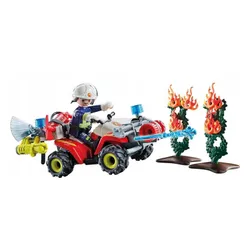PLAYMOBIL ACTION HEROES 71825 QUAD STRAŻY POŻARNEJ zestaw dla dzieci +4 lat