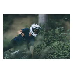 Kask rowerowy ABUS HiDrop Midnight Niebiesko-czarny MTB (rozmiar M)