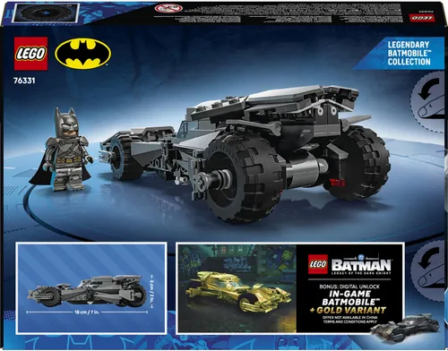 LEGO 76331 Super Heroes Batmobil z filmu Batman v Superman