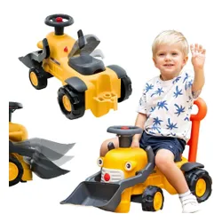 Falk Jeździk Traktor Koparka Komatsu Z Łyżką I Klaksonem 1-3 Lat