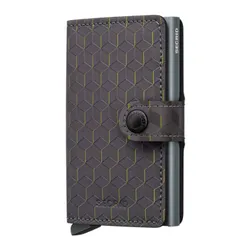 Mini Portfel Secrid Miniwallet Optical - grey / yellow