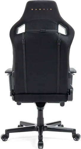 Fotel GAMVIS Elite 2.0 Pro XXL Czarny (złote elementy)