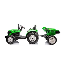Traktor Na Akumulator Dla Dziecka Hc-306 24V 2X95W Przyczepa Eva LED Pilot