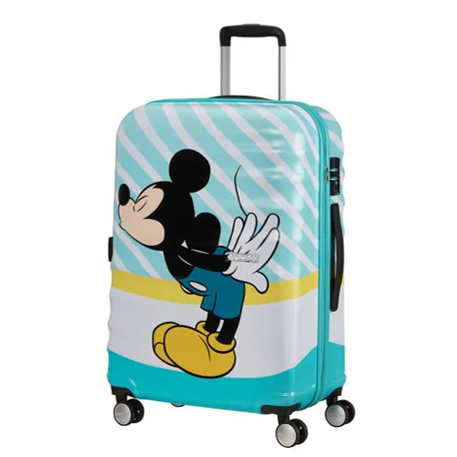 American Tourister Wavebreaker Disney Orta Bavul-Mickey blue kiss