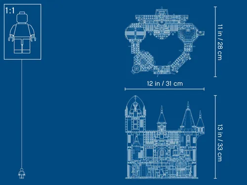 Конструктор Lego 70437 Hidden Side - Заколдованный замок