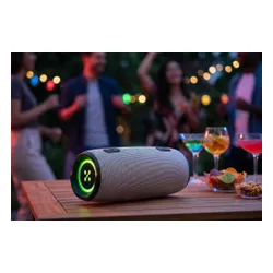 Głośnik mobilny XMUSIC BTS860 Bluetooth, Moc 40W, IP66, Akumulator 5000 mAh,  Radio FM, Szary