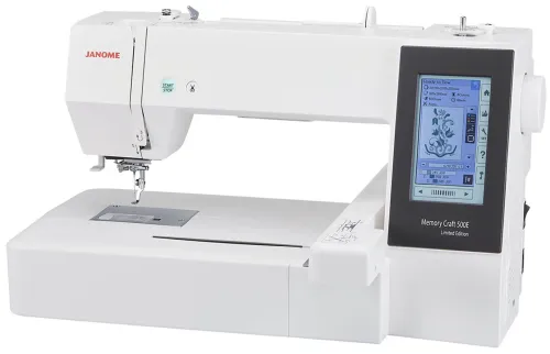 Hafciarka JANOME MC500E LE z programem JANOME ARTISTIC DIGITIZER JR