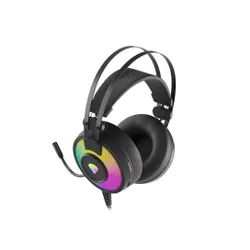 Проводные наушники с микрофоном Genesis Neon 600 RGB-черный