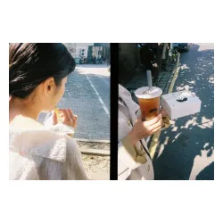 Aparat analogowy Kodak EKTAR H35 Biało-Szary