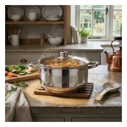 Garnek ze stali nierdzewnej z pokrywką TADAR LUZON 5 l