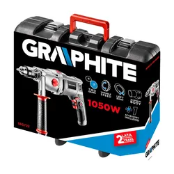 Graphite darbeli matkap 58G722 1050W