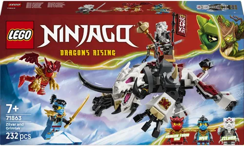 LEGO 71863 NINJAGO Zilvar i smocza bestia Grimtak