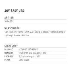 Narty HEAD Joy Easy Junior + wiązania JRS 7.5 GW 2026