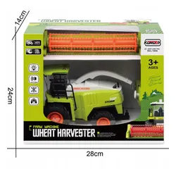 Zdalnie sterowany kombajn COIL RC zabawka na pilota światło dźwięk skala 1:24