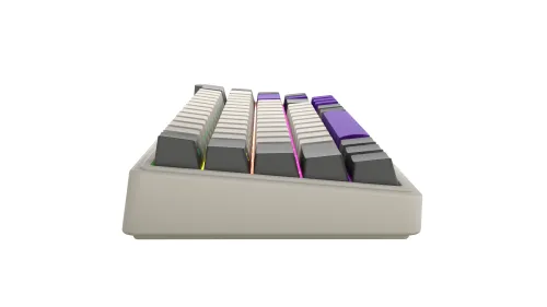 Klawiatura mechaniczna Lorgar KBP70MW Toxic Purple Beżowy
