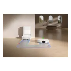 Robot sprzątający Dreame D20 Pro Plus Funkcja mopowania Stacja oczyszczająca Tworzenie mapy pomieszczenia Biały