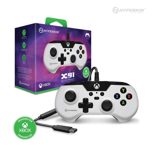 Геймпад Hyperkin X91 Wired Controller White для Xbox, ПК - проводной