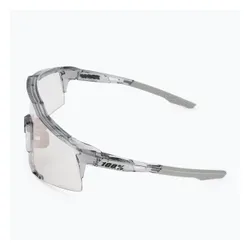 Okulary przeciwsłoneczne 100% Speedcraft polished translucent grey/rose gold mirror photochrom