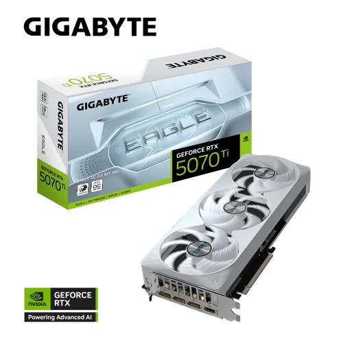 Karta graficzna Gigabyte GeForce RTX 5070 Ti EAGLE OC ICE SFF 16GB GDDR7 256bit DLSS 4