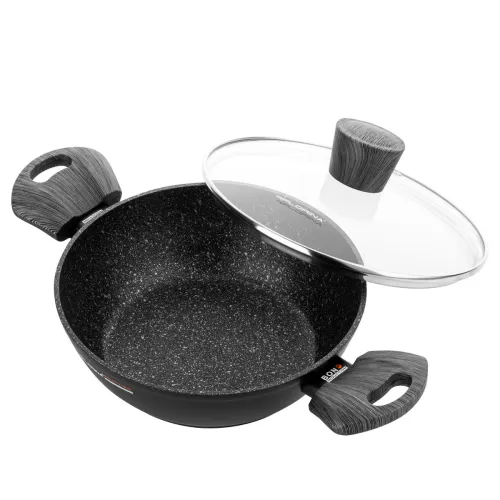 Garnek aluminiowy z pokrywką niski FLORINA BONO 1,6 l