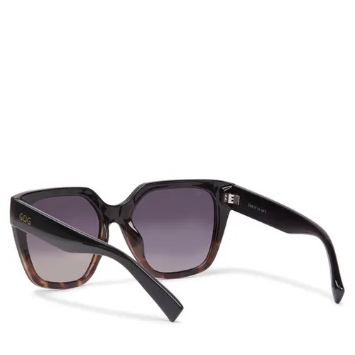 Okulary przeciwsłoneczne GOG Hazel E808-1P Black/Brown Demi - Rozmiar (EU) 00