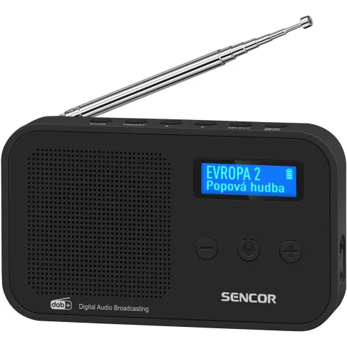 Radioodbiornik Sencor SRD 7200B Radio FM DAB+ Czarny
