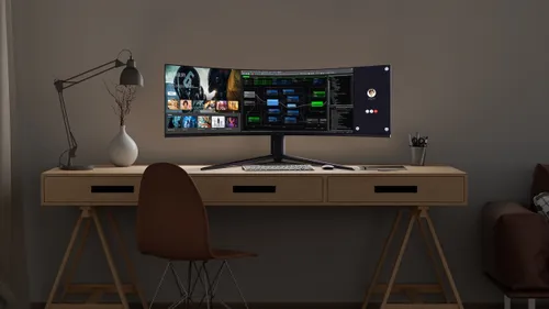 Monitor TCL 57R94 57" 7680x2160px 120Hz 1 ms [GTG] Curved