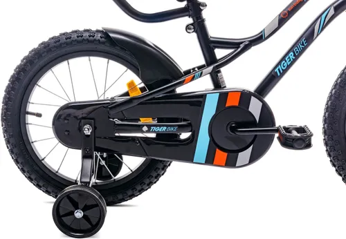 Rower dziecięcy SUN BABY Tiger Bike 16 cali dla chłopca Czarny