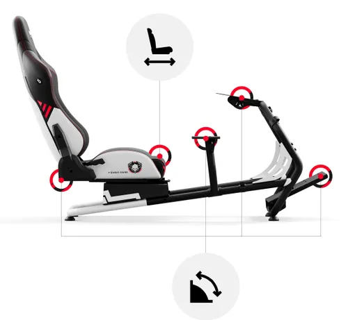 Kokpit DIABLO X-Drive Czarno-Biały