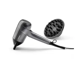 Suszarka do włosów BaByliss D6200DE Jonizacja Dyfuzor Zimny nawiew 1600W 3 prędkości 3 temperatury