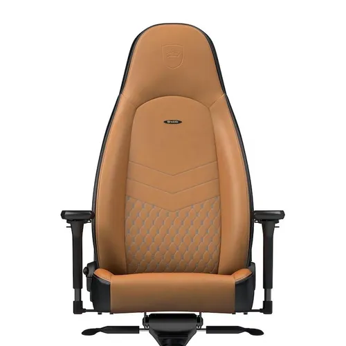 Fotel Noblechairs ICON Gamingowy do 150kg Skóra naturalna Brązowo-czarny