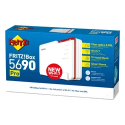 Router FRITZ! Box 5690 Pro 2.4 / 5 / 6 GHz (TriBand), Wi-Fi Mesh