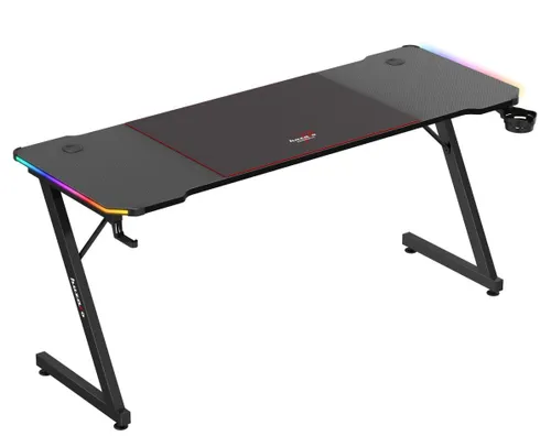 Biurko gamingowe HUZARO Hero 4.8 RGB Czarny