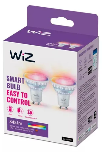 Inteligentna żarówka LED WIZ 929003772342 4.7W GU10 WiFi (2 szt.)