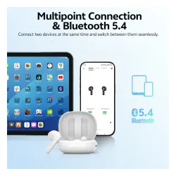 Słuchawki bezprzewodowe QCY AilyBuds E10 QT35 Douszne Bluetooth 5.4 Czarny