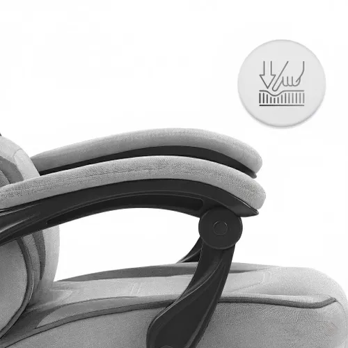 Fotel gamingowy CABRO C502 Szaro-czarny