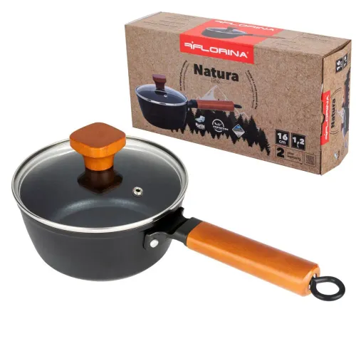 Rondel aluminiowy FLORINA NATURA LINE CZARNY 1,3 l