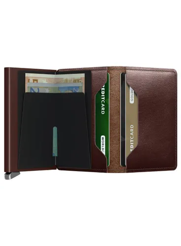 Portfel kieszonkowy Secrid Premium Slimwallet Dusk - dark brown