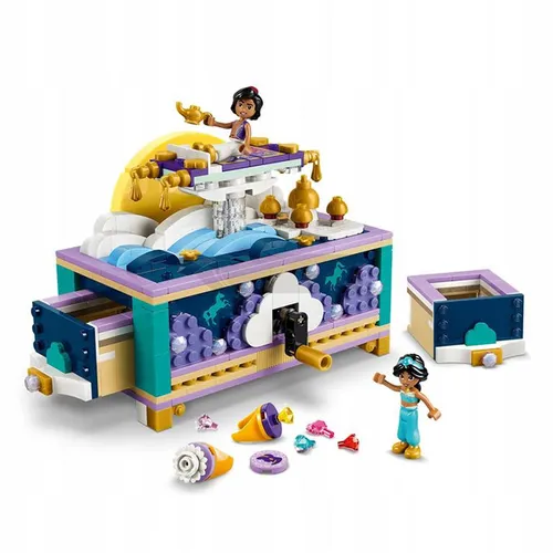 LEGO Disney 43295 Szkatułka na biżuterię Dżasminy, zestaw klocków 6+