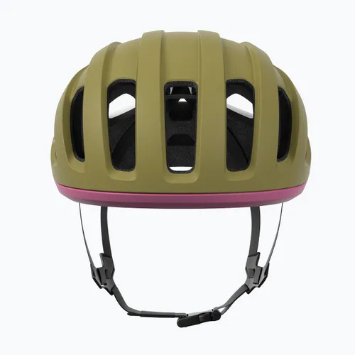 Kask rowerowy POC Amidal olivine green matt/thulite pink matt