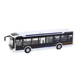 Autobus Miejski Interaktywny Metalowy 1:42 Światła Dźwięk Otwierane Elementy