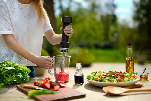 Blender KITCHENAID GO 5KHBRV75BM Bezprzewodowy z akcesoriami + Akumulator