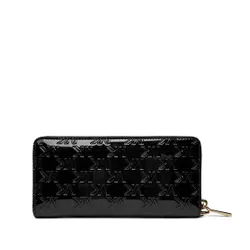 Большой женский кошелек MICHAEL Michael Kors Large logo Embossed 34h3gj6t9u Black